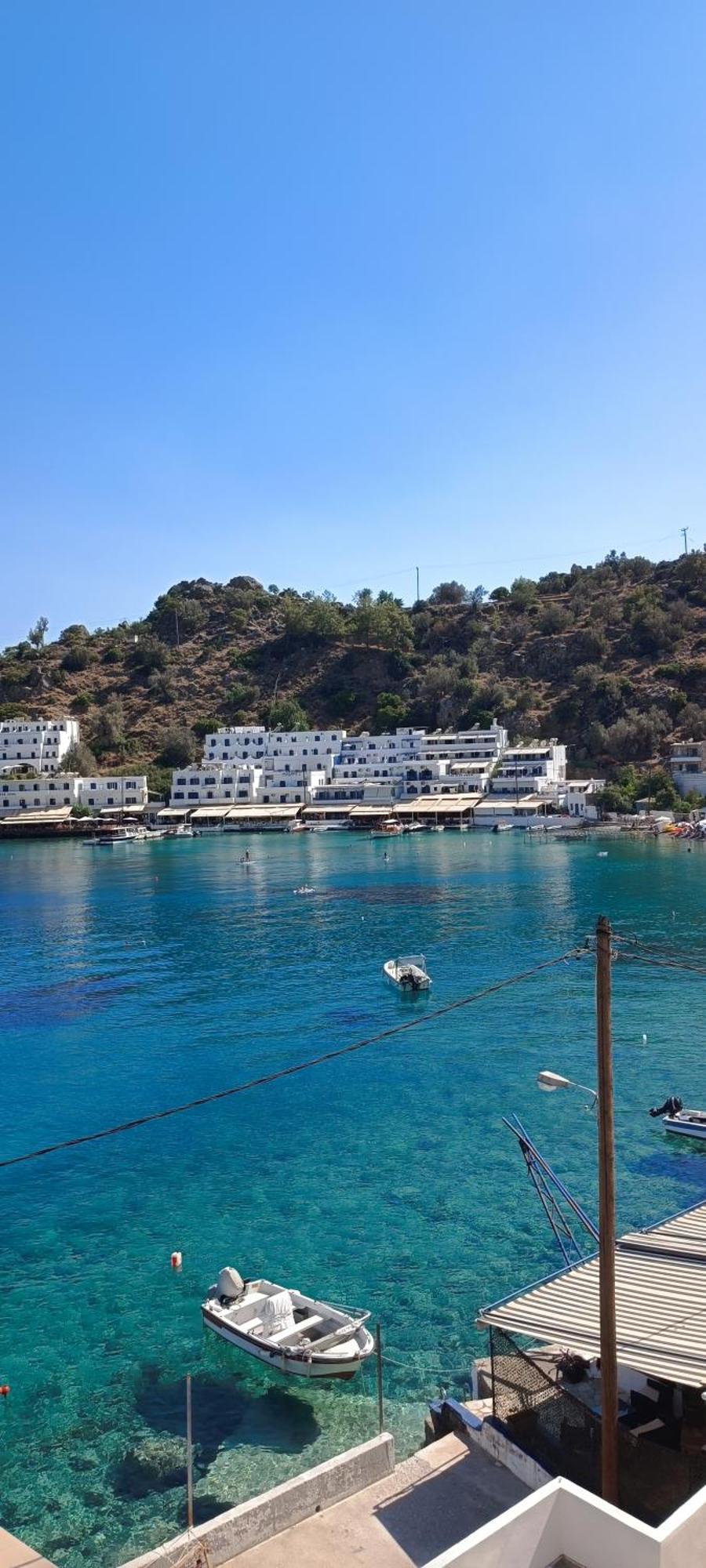 Keramos Hotel Loutro Buitenkant foto
